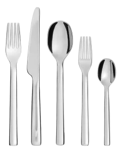 Alessi Bestekset Ovale Stainless Steel (5-Delig) Clearance