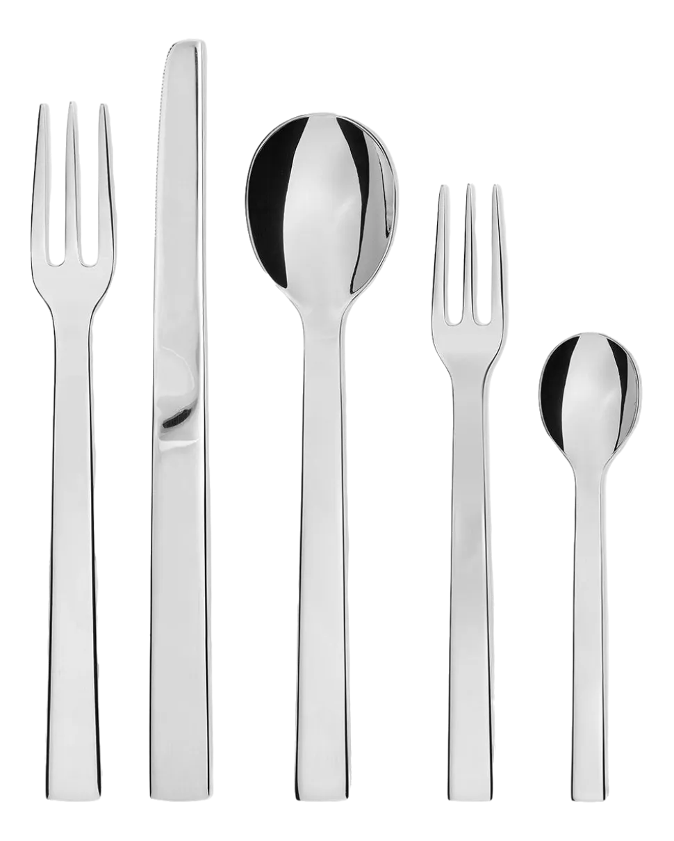 Bestekset Alessi Santiago Stainless Steel (5-Delig)