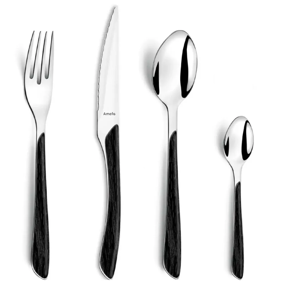 Bestekset Amefa Eclat Black (16-delig)