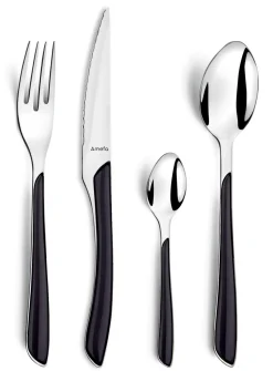 Bestekset Amefa Eclat Black (24-delig)