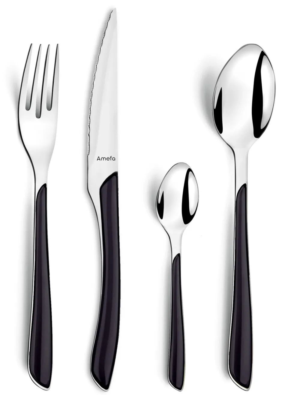 Bestekset Amefa Eclat Black (24-delig)