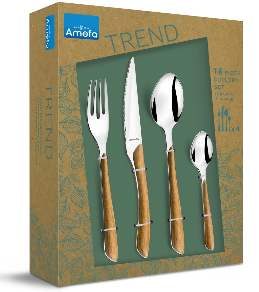 Amefa Bestekset Eclat Brown (16-delig) Online