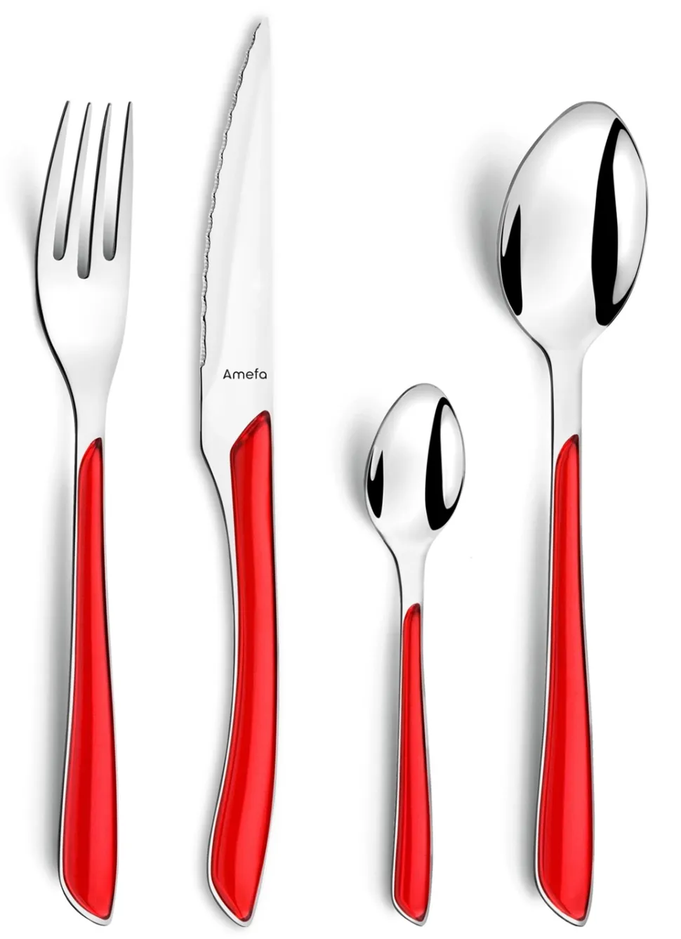 Bestekset Amefa Eclat Red (24-delig)