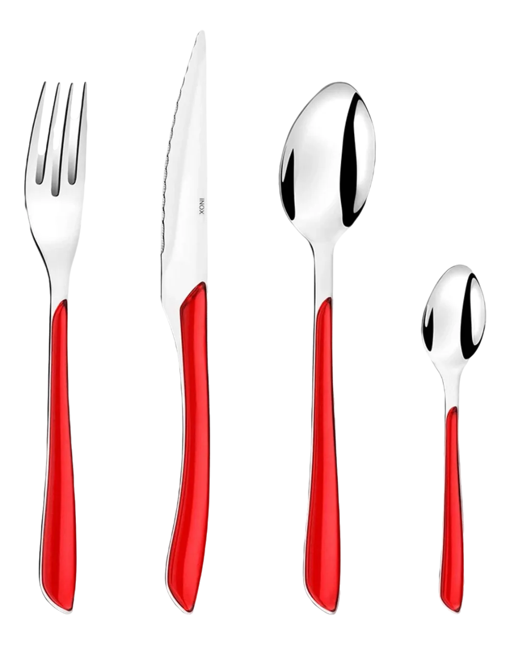 Amefa Bestekset Eclat Rood (16-Delig)