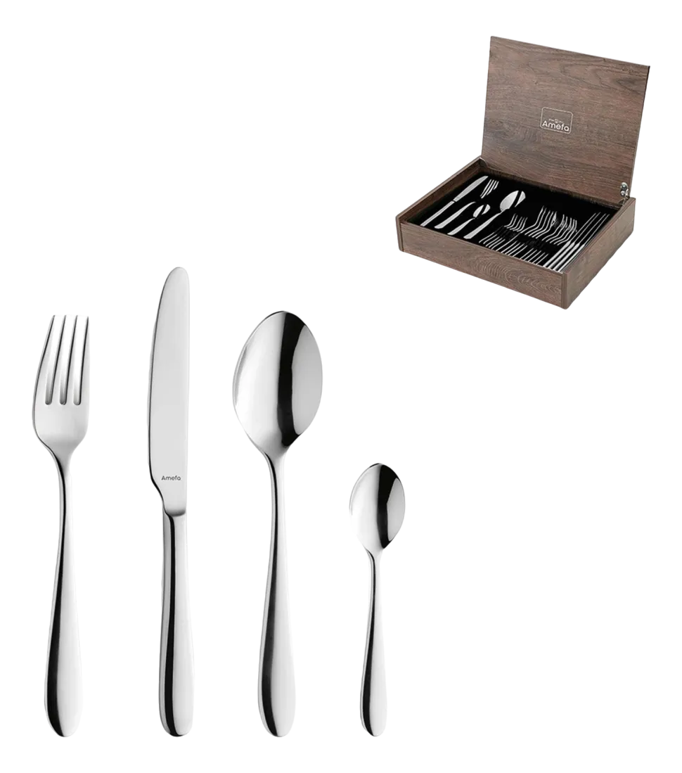 Bestekset Amefa Oxford Zilver (24-delig)