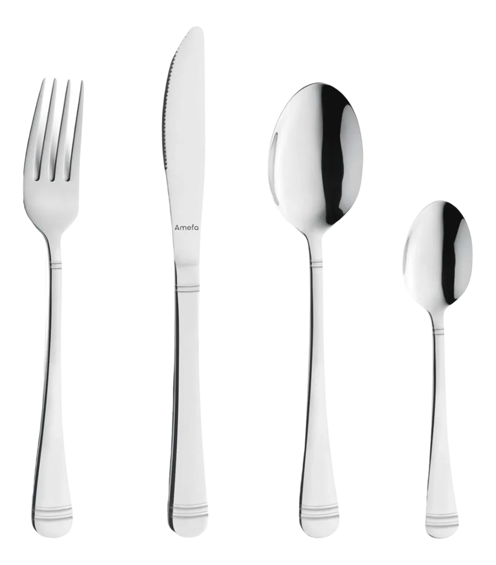 Bestekset Amefa Palermo Zilver (24-delig)