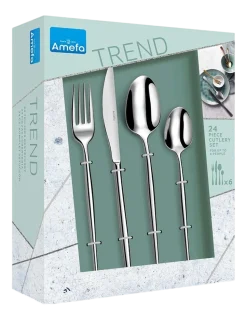 Bestekset Amefa Soprano Zilver (24-delig)