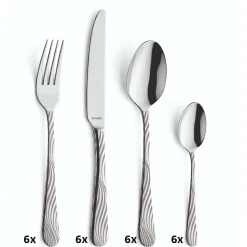 Amefa Bestekset Tide Zilver (24-delig) Clearance