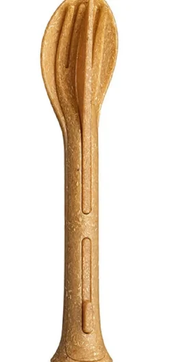 Bestekset Koziol Bio-Circulair Klikk Pocket Nature Wood (3-Delig)