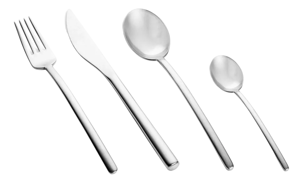Bestekset Mepra Due Ice Zilver (24-delig)