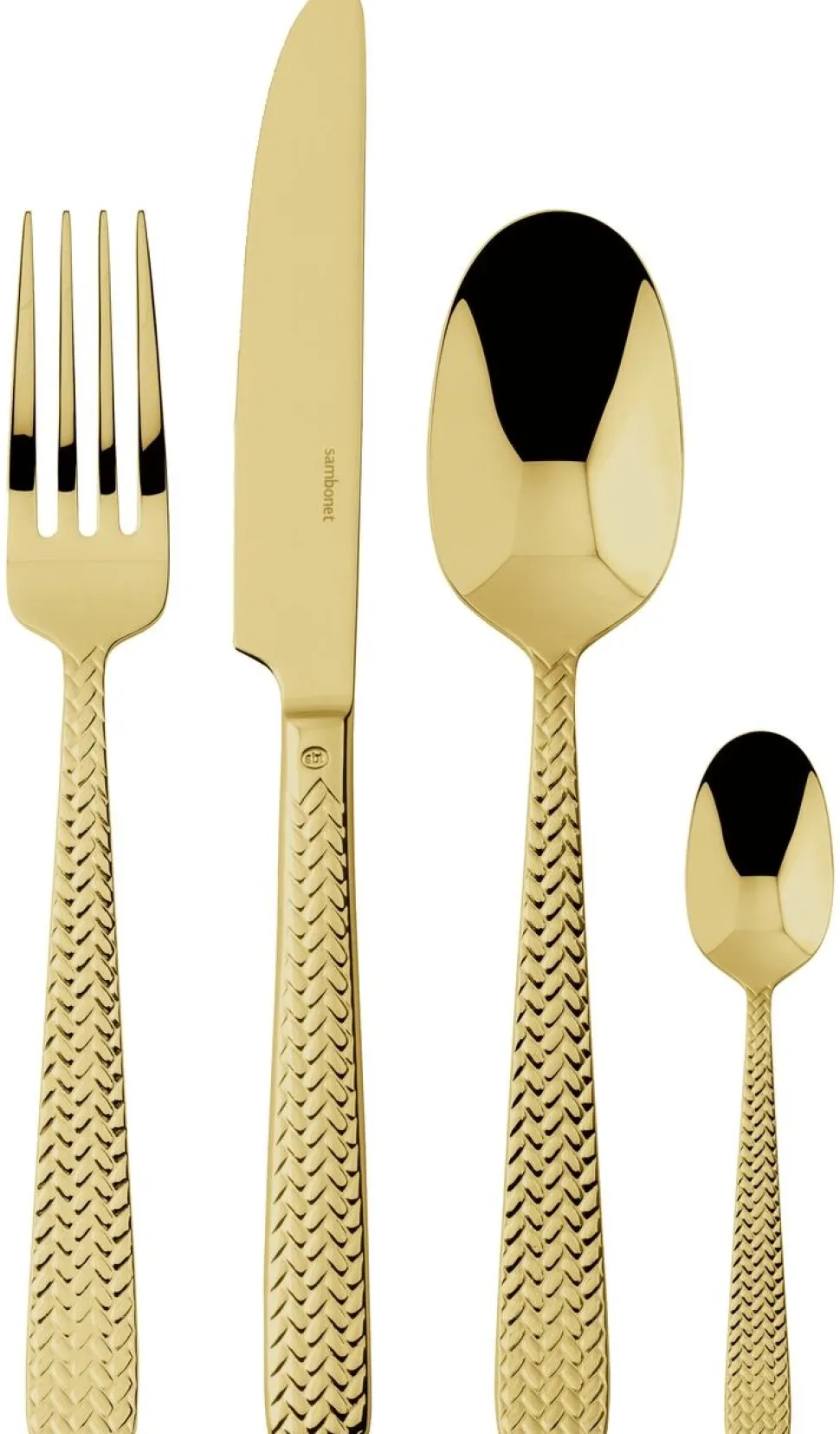 Bestekset Sambonet Cortina PVD Gold (24-Delig)