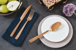 Bestekset Sambonet Flat PVD Copper (24-Delig)