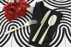 Sambonet Bestekset Flat PVD Champagne Clearance