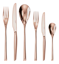 Bestekset Sambonet H-Art Mirror PVD Copper (36-Delig)