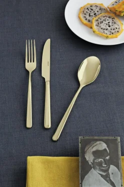 Sambonet Bestekset Linear Mirror PVD Champagne Best