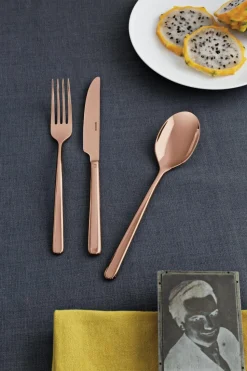 Bestekset Sambonet Linear PVD Copper (24-Delig)