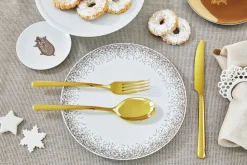 Bestekset Sambonet Linear PVD Gold (24-Delig)