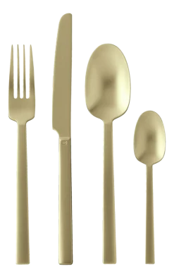 Sambonet Bestekset Neutra Antique PVD Champagne (24-Delig) Clearance