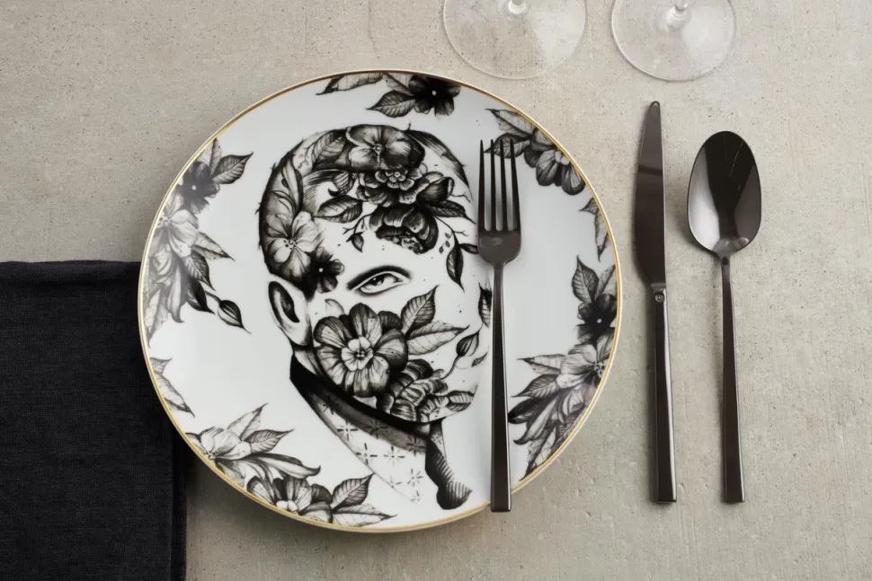 Bestekset Sambonet Rock PVD Black (36-Delig)