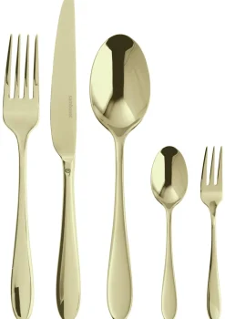 Sambonet Bestekset Velvet Mirror PVD Champagne (30-Delig) Clearance