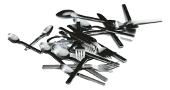 Bestekset Serax Base Cutlery By Piet Boon Steel Grey Gift Box (24-delig)