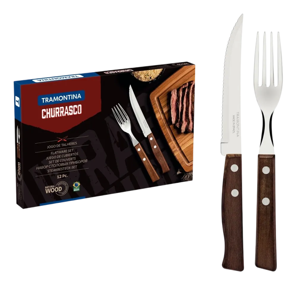 Tramontina Bestekset Tradicional Bruin (12-Delig) Clearance