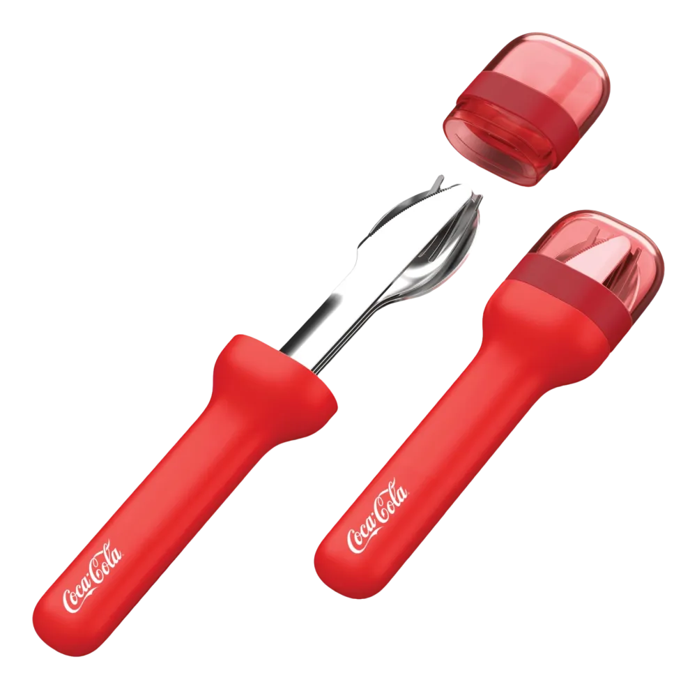 ZOKU Bestekset in Houder Coca Cola (3-delig) Best