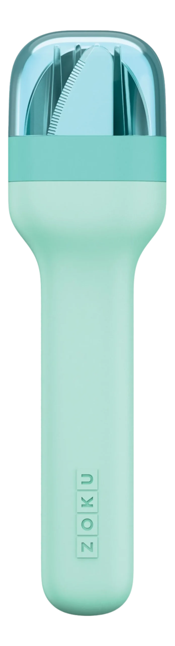 Bestekset ZOKU in Houder Teal (3-delig)