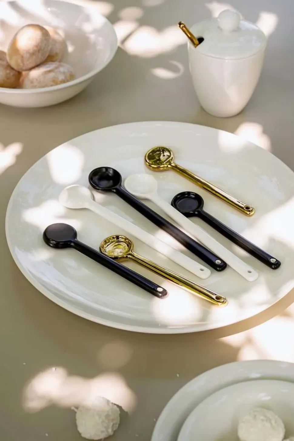 Bestek vtwonen Spoons Porcelain Gold Small (Set van 6)