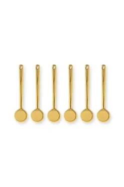 Bestek vtwonen Spoons Porcelain Gold Small (Set van 6)