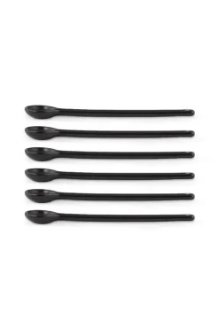 Bestek vtwonen Spoons Porcelain Matt Black Large (Set van 6)