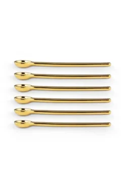 VT Wonen Bestek vtwonen Spoons Porcelain Gold (Set van 6) New