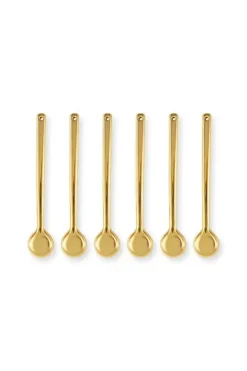 VT Wonen Bestek vtwonen Spoons Porcelain Gold (Set van 6) New