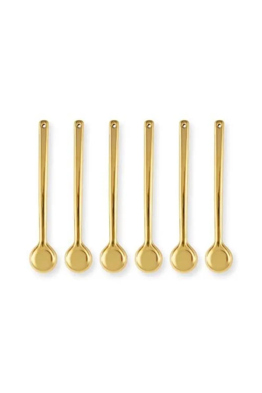 VT Wonen Bestek vtwonen Spoons Porcelain Gold (Set van 6) New