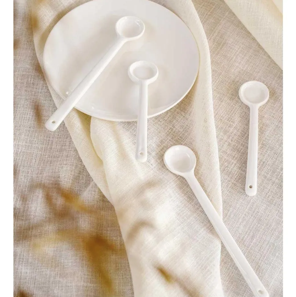 Bestek vtwonen Spoons Porcelain White Small (Set van 6)