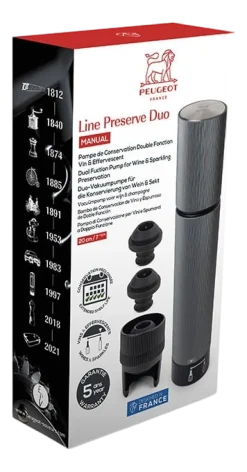 Bewaarpomp Peugeot Line Preserve Duo Carbon Aluminium