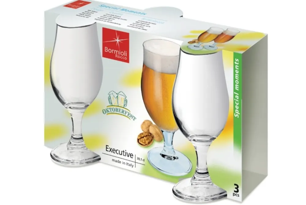 Bormioli Rocco Bierglas Executive 375 ml (Set van 3) Sale