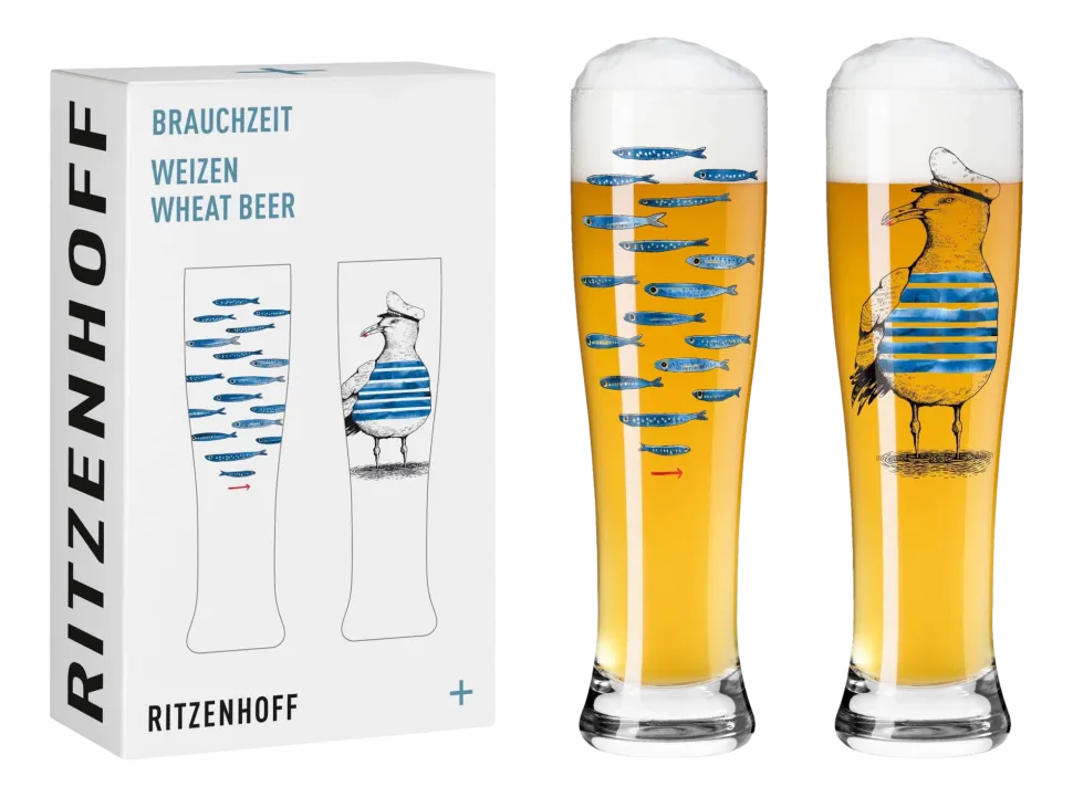 Bierglas Ritzenhoff Brauchzeit #13 #14 646 ml (Set van 2)
