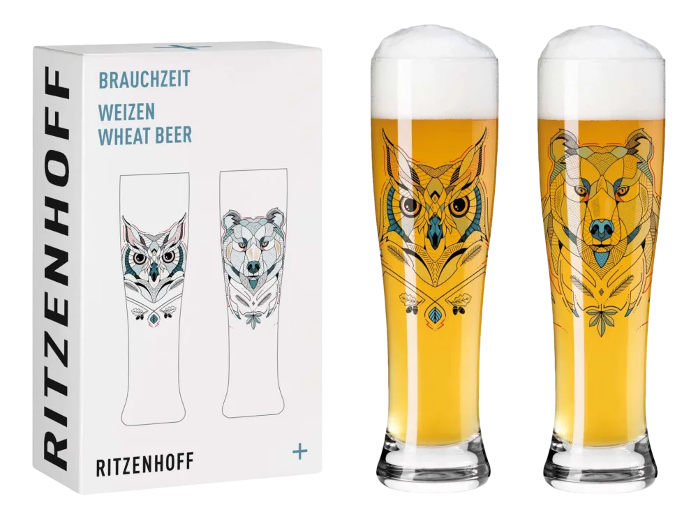 Ritzenhoff Bierglas Brauchzeit #1 #2 646 ml (Set van 2) Hot