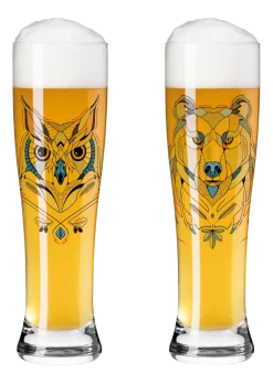 Ritzenhoff Bierglas Brauchzeit #1 #2 646 ml (Set van 2) Hot