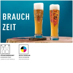 Ritzenhoff Bierglas Brauchzeit #21 #22 646 ml (Set van 2) Clearance