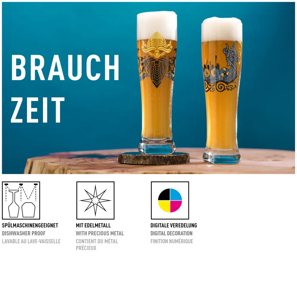 Ritzenhoff Bierglas Brauchzeit #3 #4 646 ml (Set van 2) Online