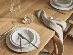 Bord Bolia Edge Ecru 27 cm (Set van 2)