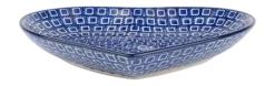 Bunzlau Castle Bord Blue Diamond Heart Medium 18,2 cm Clearance