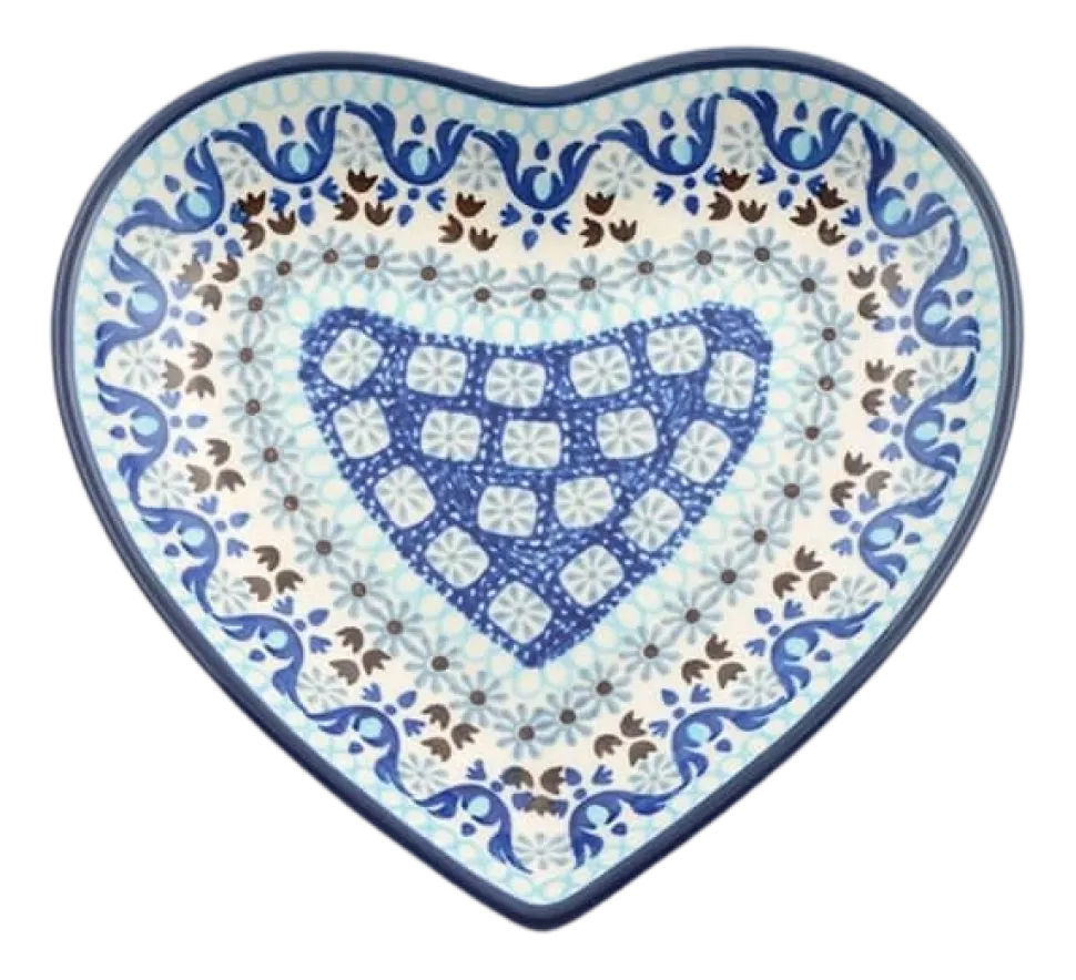 Bord Bunzlau Castle Marrakesh Heart Medium 18,2 cm