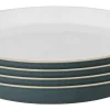 Denby Bord Impression Charcoal 21,5 cm (Set van 4) Outlet