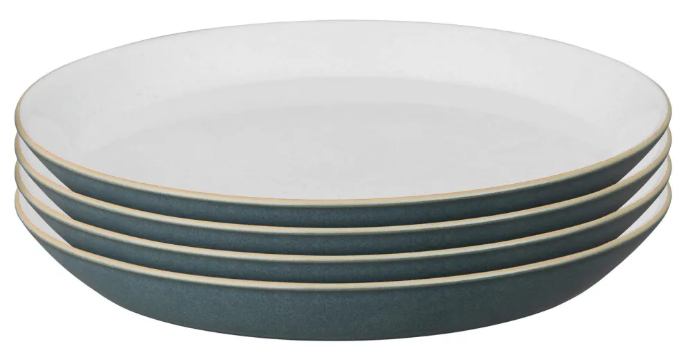 Denby Bord Impression Charcoal 21,5 cm (Set van 4) Outlet