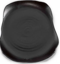 Bord Dutchdeluxes Plate XL Black Matt 28 cm (2-Delig)