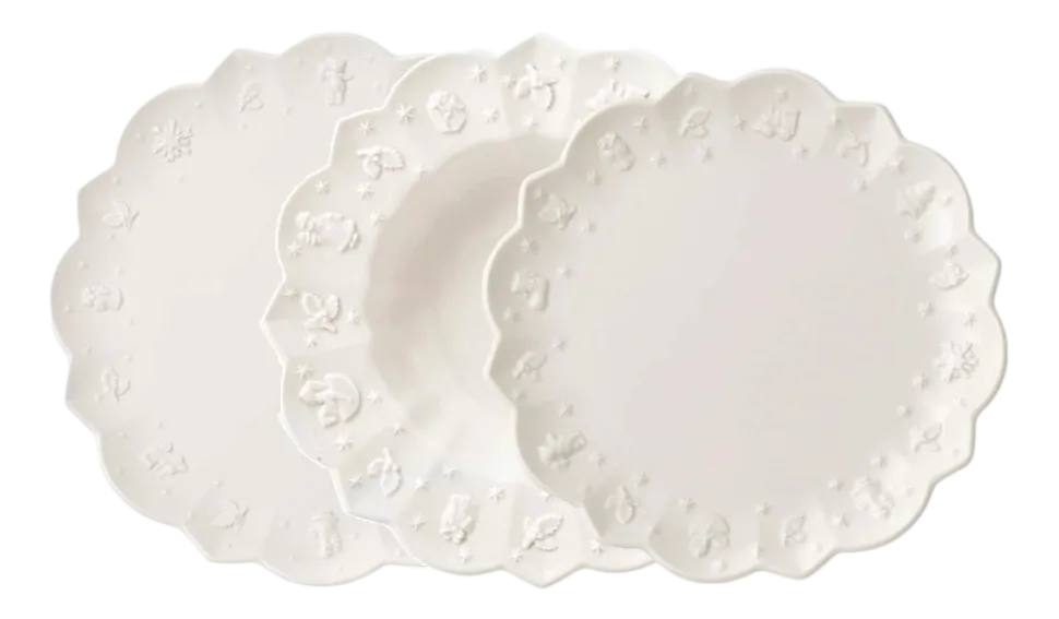 Bordenset Villeroy & Boch Toy's Delight Royal Classic Wit (Set van 12)