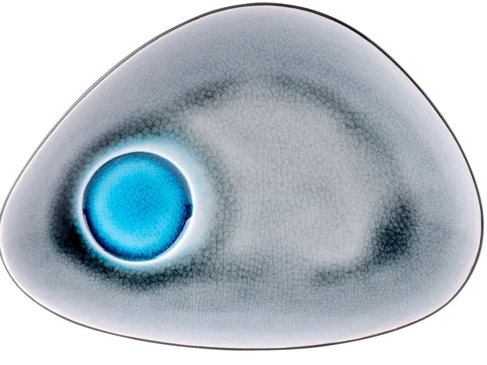 Gastro Bord Medium Spiegel Grey Blue Ovaal 22 x 16 cm (4-delig) Discount